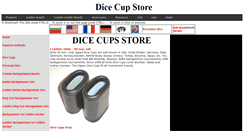 Desktop Screenshot of dice-cups.com